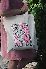 Obalový materiál - Plátená taška - Abstrakt ženy - 15781996_