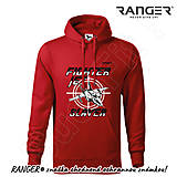 Mikiny - Mikina RANGER® s kapucňou - FIGHTER JET SLAYER - 15781452_