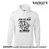 Mikiny - Mikina RANGER® s kapucňou - FIGHTER JET SLAYER - 15781456_