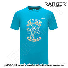 Topy, tričká, tielka - Tričko RANGER® - JUDO - a (Modrá) - 15780975_