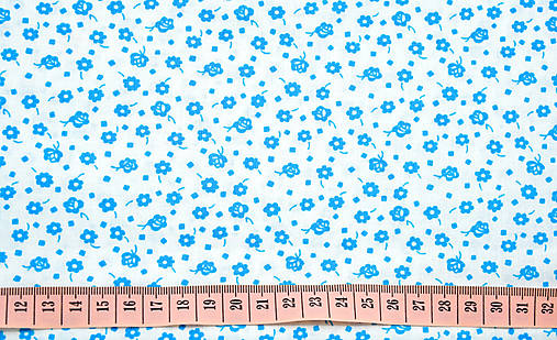 Textil - Modrá lúka 85x140 cm - 15783128_