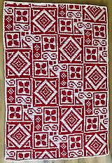 Úžitkový textil - Obojstranná deka 180x110cm z Alize Puffy More - geometrický vzor - 15782678_