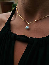Sady šperkov - Caracas - sada šperkov so šedými barokovými perlami - 15784270_