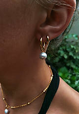 Sady šperkov - Caracas - sada šperkov so šedými barokovými perlami - 15784271_