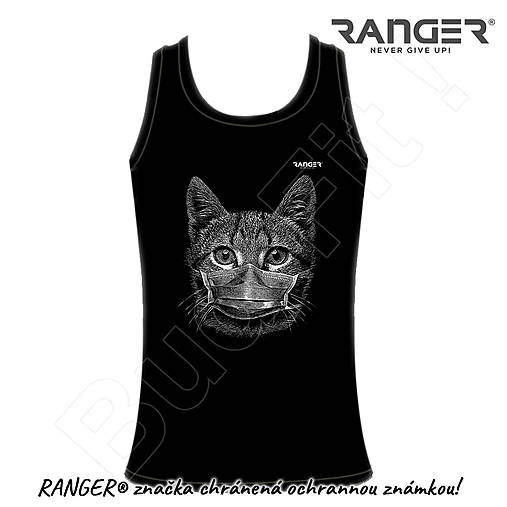 Topy, tričká, tielka - Tielko RANGER® - MAČKA S RÚŠKOM - 15783872_