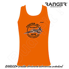 Topy, tričká, tielka - Tielko RANGER® - FIGHTER JET (Oranžová) - 15783473_