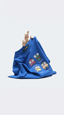 Detské oblečenie - Detské tričko LE ANIMALS TEE blue - 15784079_