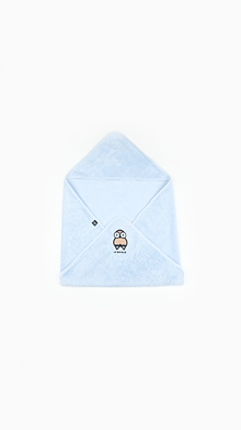 Úžitkový textil - Detská osuška s kapucňou LE WALRUS - 15784509_