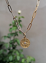 Kamali - retiazkový náhrdelník s mincou Evil eye