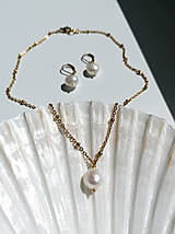 Sady šperkov - Selene - sada šperkov so sladkovodnými perlami - 15786274_
