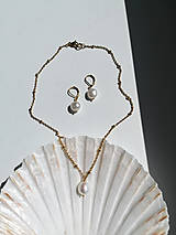 Sady šperkov - Selene - sada šperkov so sladkovodnými perlami - 15786275_