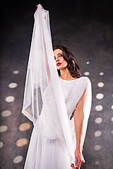 Šaty - Svadobné šaty v lúčnom motíve z hodvábne jemného tylu - 15788246_