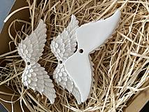Sochy - Ručne odlievané anjelské krídla - 15787642_