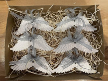 Sochy - Ručne odlievané anjelské krídla - 15787670_