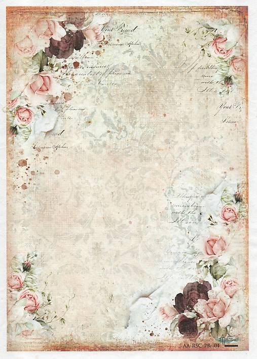 Papier - Ryžový papier PR 04/ A4 - 15789868_