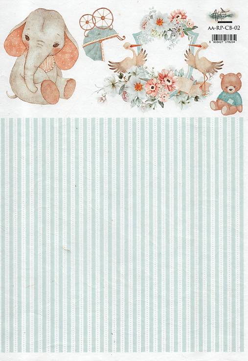 Papier - Ryžový papier CB 02/ A4 - 15790018_