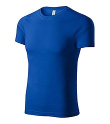 Polotovary - Unisex tričko PAINT kráľovská modrá 05 - 15791660_