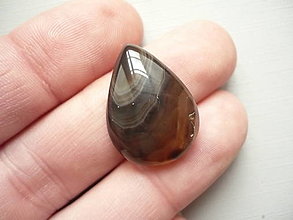 Minerály - Kabošon - onyx 24 mm, č.45f - 15792640_