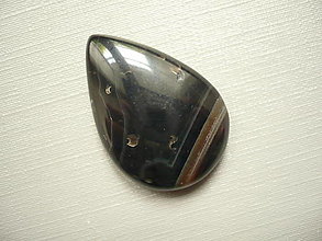 Minerály - Kabošon - onyx 30 mm, č.22f - 15792873_