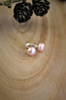 Náušnice - perlové náušnice striebro Ag925 AKCIA! - 15794632_