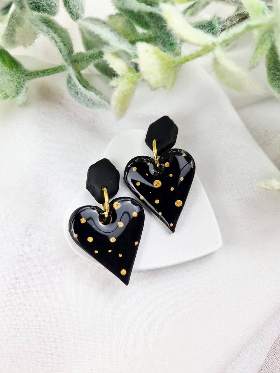 Náušnice Harley čierne