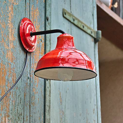 Svietidlá - Keramická lampička Růžena - 15795155_