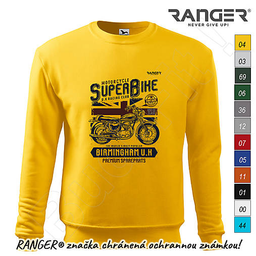 Mikiny - Mikina RANGER® - SUPER BIKE - 15794325_