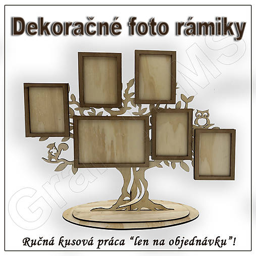 Dekorácie - Fotorámik - STROM - 15794518_