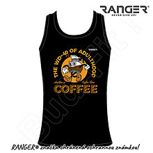 Topy, tričká, tielka - Tielko RANGER® - COFFEE - 15793721_