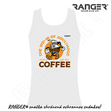 Topy, tričká, tielka - Tielko RANGER® - COFFEE (Biela) - 15793723_