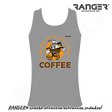 Topy, tričká, tielka - Tielko RANGER® - COFFEE (Šedá) - 15793725_