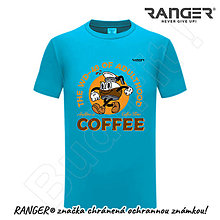Topy, tričká, tielka - Tričko RANGER® - COFFEE (Modrá) - 15793755_