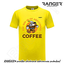 Topy, tričká, tielka - Tričko RANGER® - COFFEE (Žltá) - 15793758_