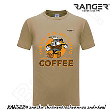 Topy, tričká, tielka - Tričko RANGER® - COFFEE (Béžová) - 15793759_