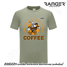 Topy, tričká, tielka - Tričko RANGER® - COFFEE (Šedá) - 15793761_