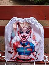 Veľké tašky - Batoh,vak ,,Harley Quinn" (2 typ) - 15797797_