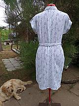 Šaty - Košeľové šaty z mušelínu - 15797900_
