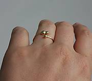 Prstene - Zlatý prsteň bublifuk - 15796171_