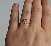 Prstene - Zlatý prsteň bublifuk - 15796172_