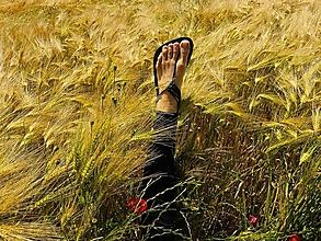 Ponožky, pančuchy, obuv - Barefoot sandále Čierne - 15796765_