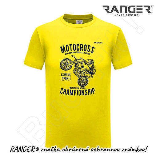 Topy, tričká, tielka - Tričko RANGER® - MOTOCROSS - b - 15797263_