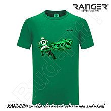 Topy, tričká, tielka - Tričko RANGER® - MOTOCROSS - a (Zelená) - 15796580_