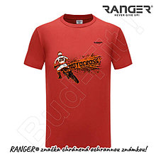 Topy, tričká, tielka - Tričko RANGER® - MOTOCROSS - a (Červená) - 15796581_