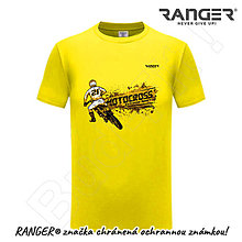 Topy, tričká, tielka - Tričko RANGER® - MOTOCROSS - a (Žltá) - 15796582_