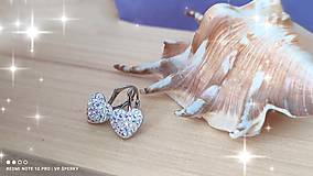 Detské doplnky - Luxusné detské náušnice so Swarovski crystals - 15798979_