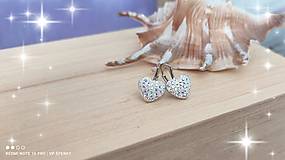 Detské doplnky - Luxusné detské náušnice so Swarovski crystals - 15798980_