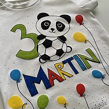 Detské oblečenie - Maľované tričko k x. narodeninám - 15799583_