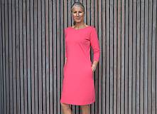 Šaty - Šaty růžové sorbet...M/L... - 15801256_