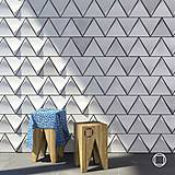 Dekorácie - TRIGON - 3D betónový obklad - 15801501_