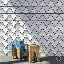 Dekorácie - TRIGON - 3D betónový obklad - 15801501_